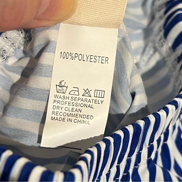 Baby matching Set striped tshirt and shorts, white and blue,whale graphic NEW - Picture 9 of 10